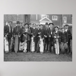 Baltusrol Golf Caddies: Anfang des 19. Jahrhundert Poster