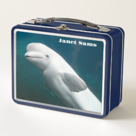 Baluga Whale Metall Brotdose