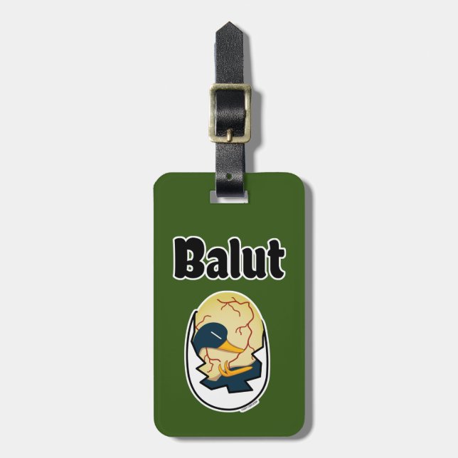 Balut Eientenembryoei-Protein Filipino Gepäckanhänger (Vorderseite vertikal)