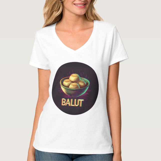 Balut: Eine philippinische Delikatesse T-Shirt (Vorderseite)