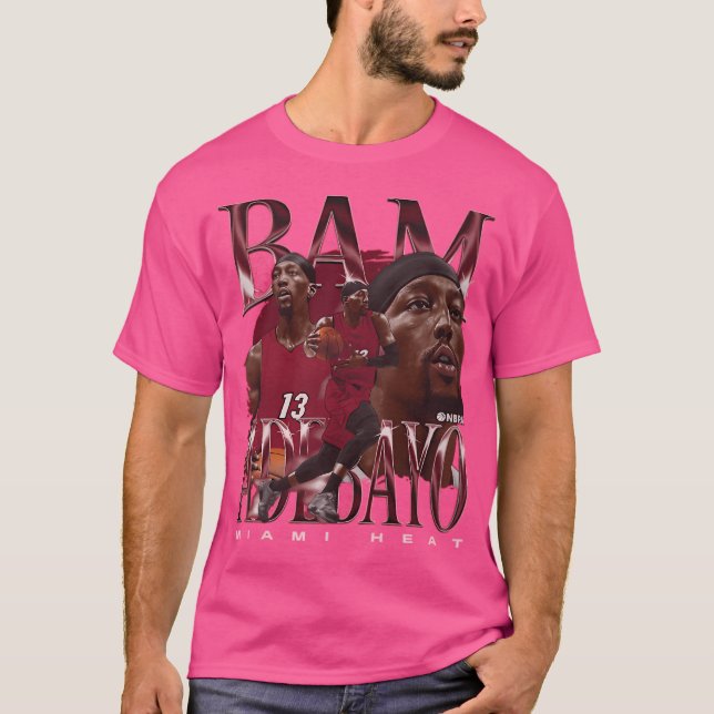 Bam Adebayo Miamis klassischer Power T-Shirt (Vorderseite)