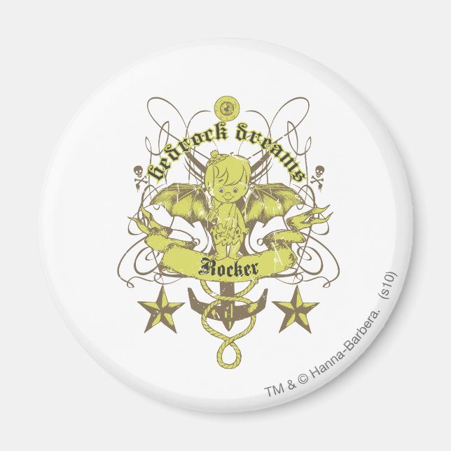 Bam Bam Bedrock Dreams Magnet (Vorne)