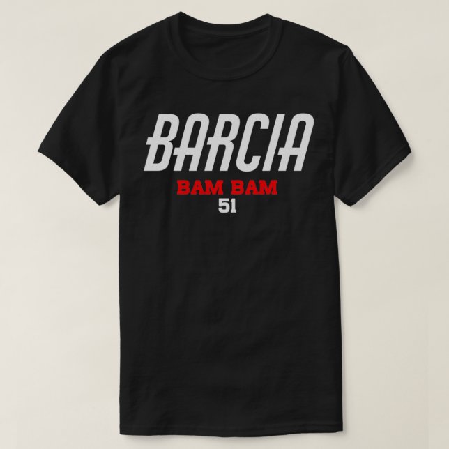 BAM BAM JUSTIN BARCIA 51 MOTOCROSS SUPERCROSS MERC T-Shirt (Design vorne)