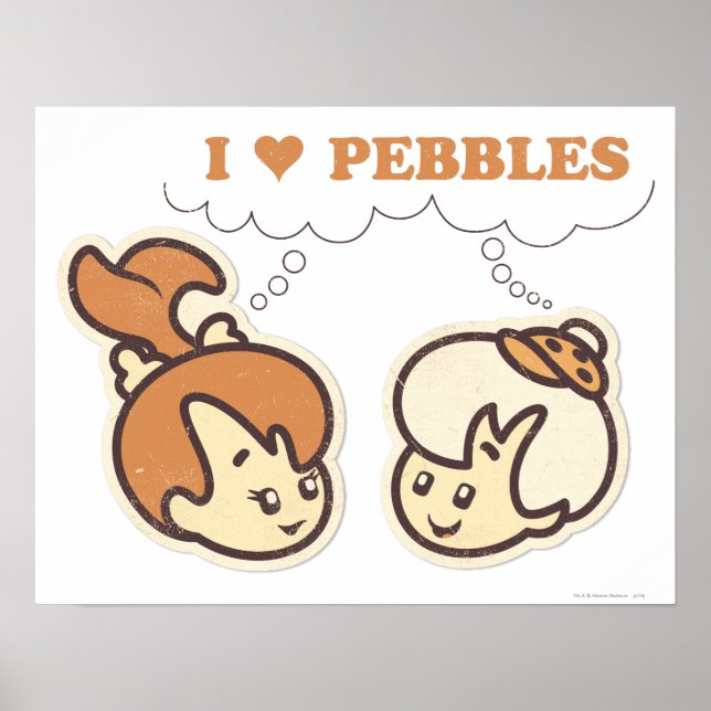 Bam Bam Lieben PEBBLES™ Poster (Vorne)