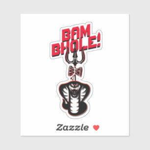 "BAM BHOLE" LORD SHIVA'S NAAG UND TRISHUL AUFKLEBER