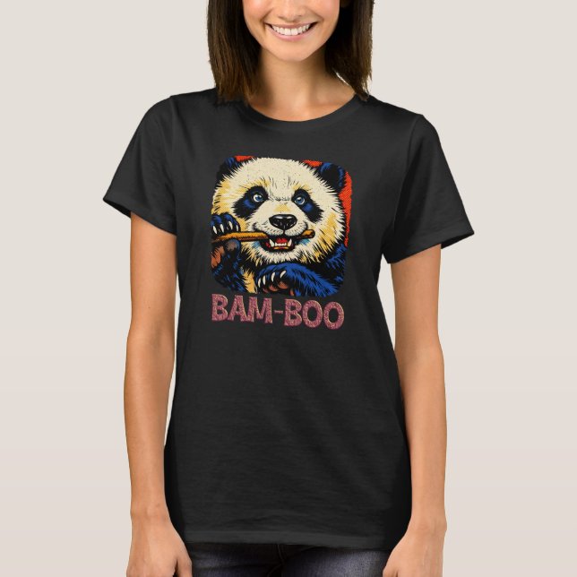 Bam-Boo Panda Bär T-Shirt (Vorderseite)