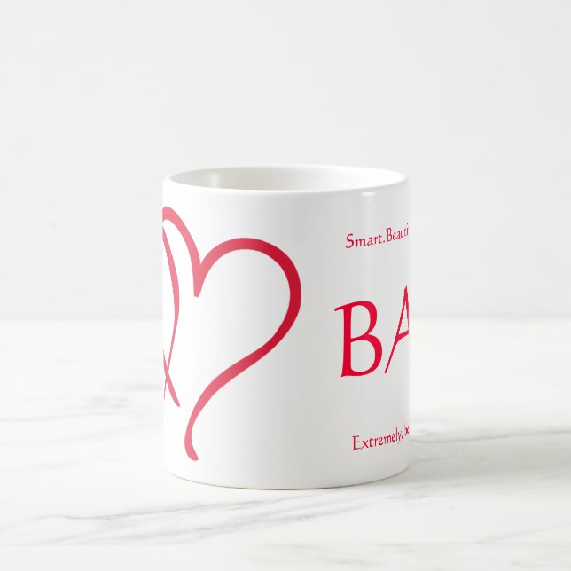 Bam-Herz-Tasse Tasse (Mittel)
