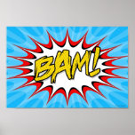 BAM Pop Art Poster<br><div class="desc">BAM Pop Art Poster Poster Anime Cartoon Comic Fiktion Manga</div>