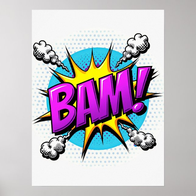 BAM! Pop Explosion - Comic Art Poster (Vorne)