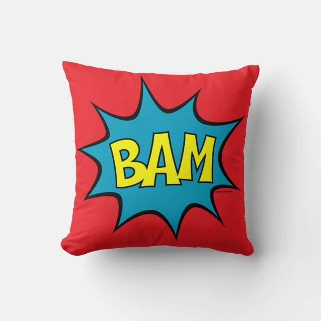 Bam! Pow! Kissen (Vorderseite)