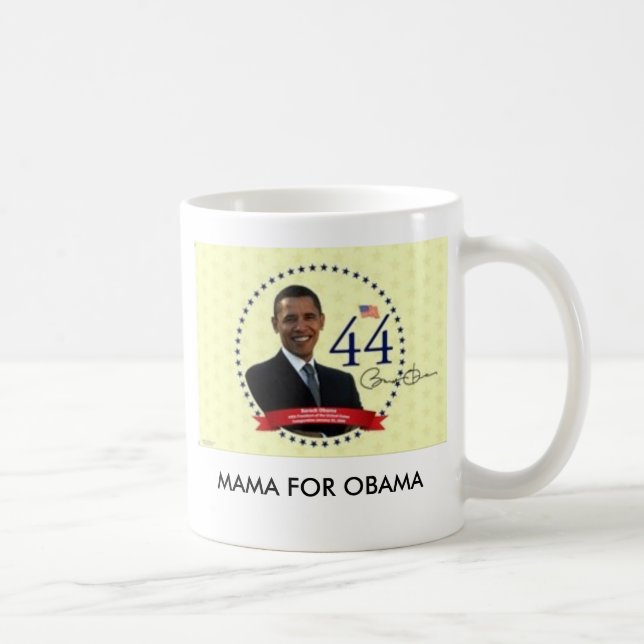 bama3, MUTTER FOR OBAMA Tasse (Rechts)