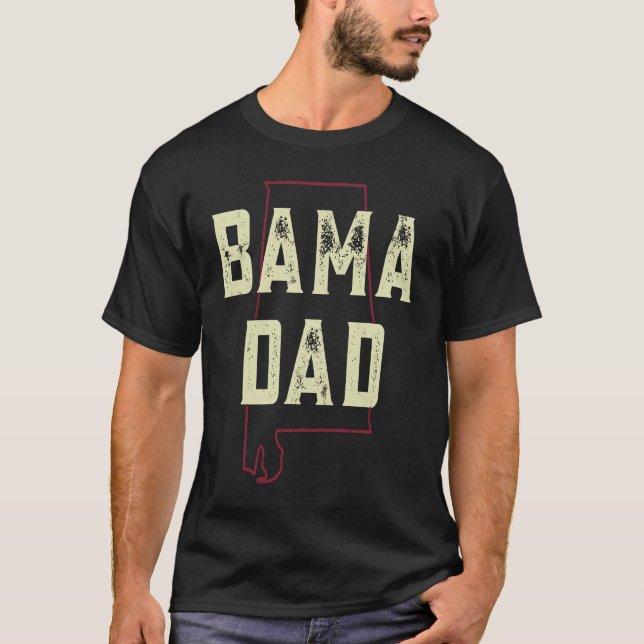 Bama Dad  Father's Day T-Shirt (Vorderseite)