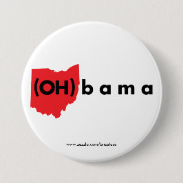 Bama (OH-) - Rot und Schwarzes Button