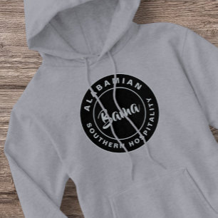 Bama Southern Leidenschaftliche Crimson Teams Vint Hoodie