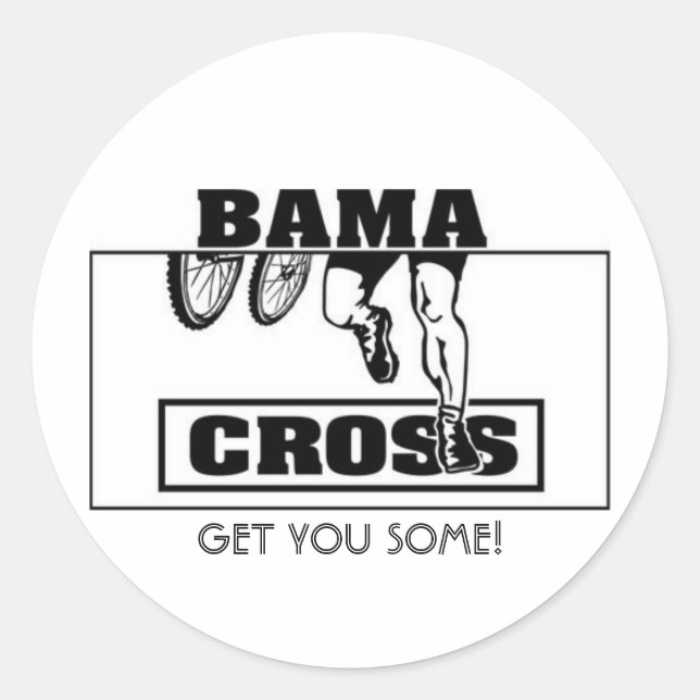 BAMACROSS STICKER RUND (Vorderseite)