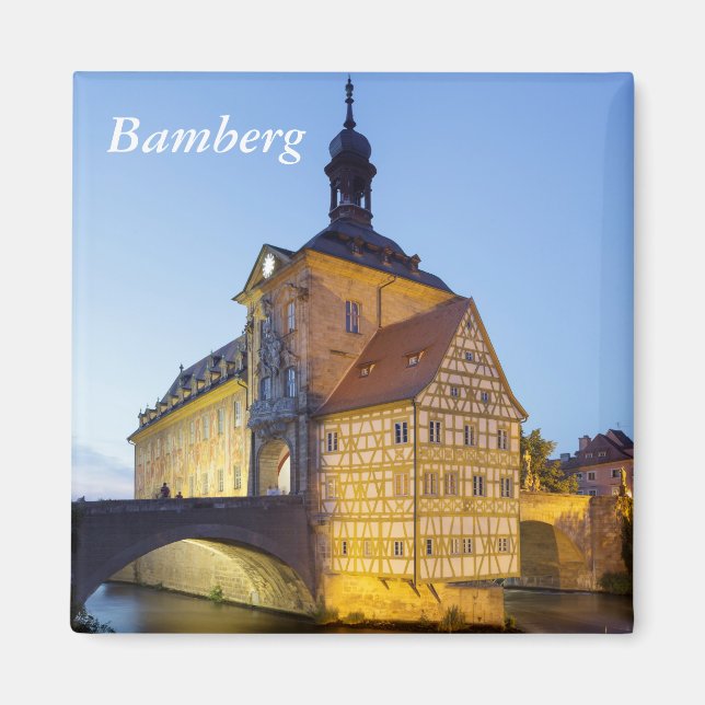 Bamberg-Abend Magnet (Vorne)