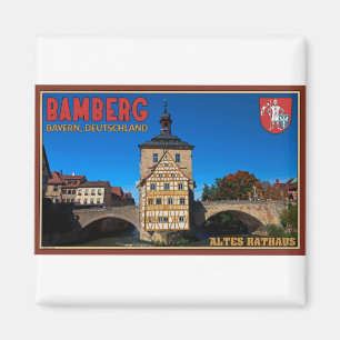 Bamberg - Altes Rathaus Landschaft Magnet