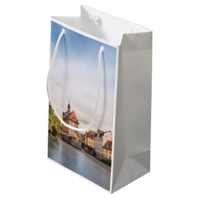 Bamberg Deutschland Foto Kleine Geschenktüte (Rückseite Schrägansicht)