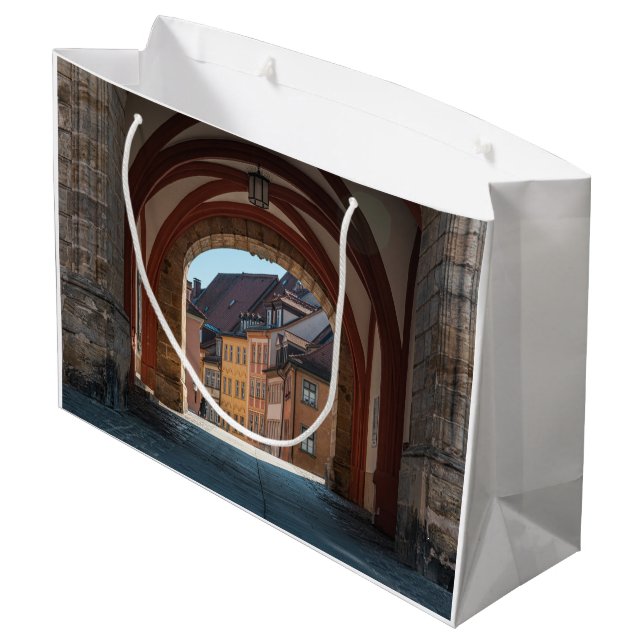 Bamberg Deutschland Große Geschenktüte (Rückseite Schrägansicht)