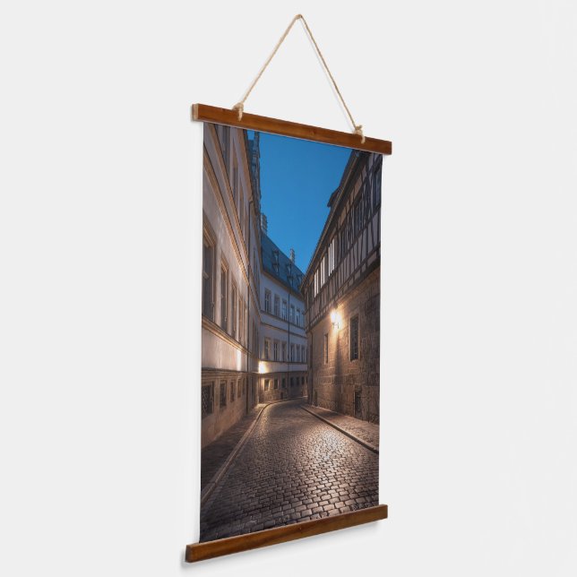 Bamberg Deutschland Wandteppich Mit Holzrahmen (Gewinkelt)