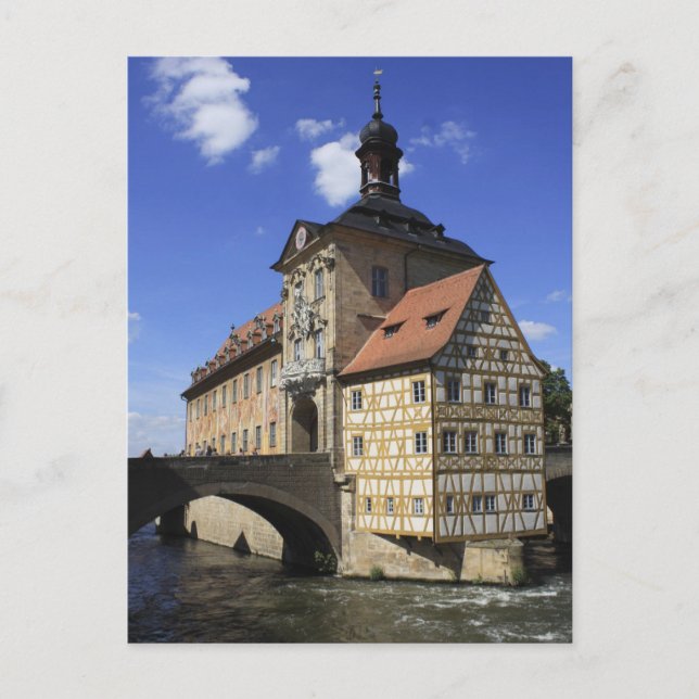 Bamberg, Deutschlands Rathaus Postkarte (Vorderseite)