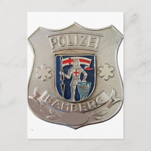 Bamberg Polizei Postkarte