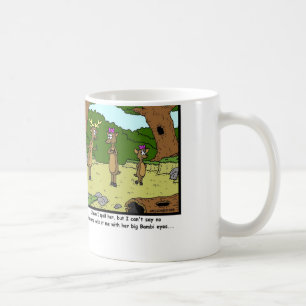 Bambi Augen: Rotwild-Cartoon Tasse