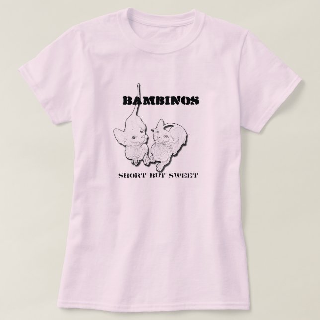 Bambinokatze T-Shirt (Design vorne)