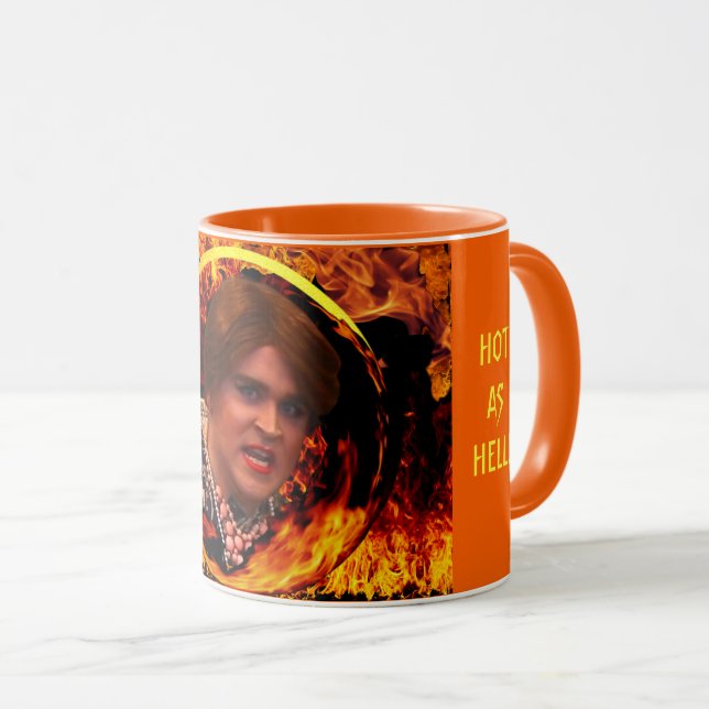 Bambi's heiße als Hell-Kaffee-Tasse Tasse (VorderseiteRechts)