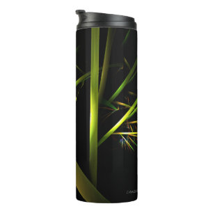 Bamboo Abstrakt Thermosbecher