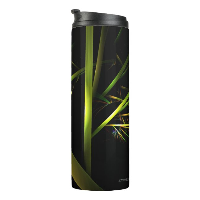 Bamboo Abstrakt Thermosbecher (Nach rechts gedreht)