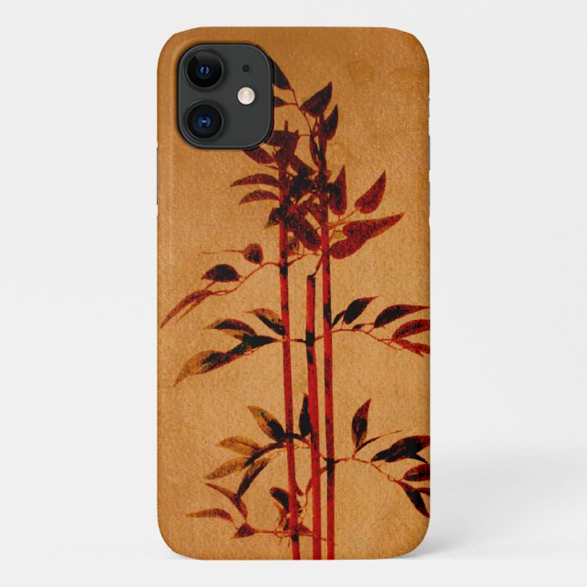 Bamboo auf Parchment Case-Mate iPhone Hülle (Rückseite)