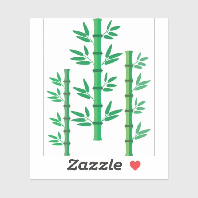 Bamboo Aufkleber (Blatt)