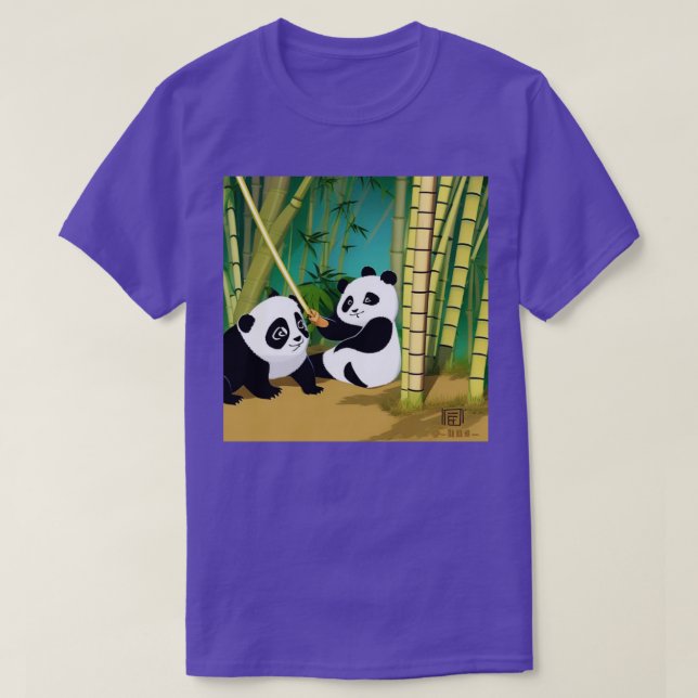 Bamboo Babe Panda Graphic T-Shirt (Design vorne)