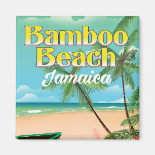 Bamboo Beach Jamaika Magnet