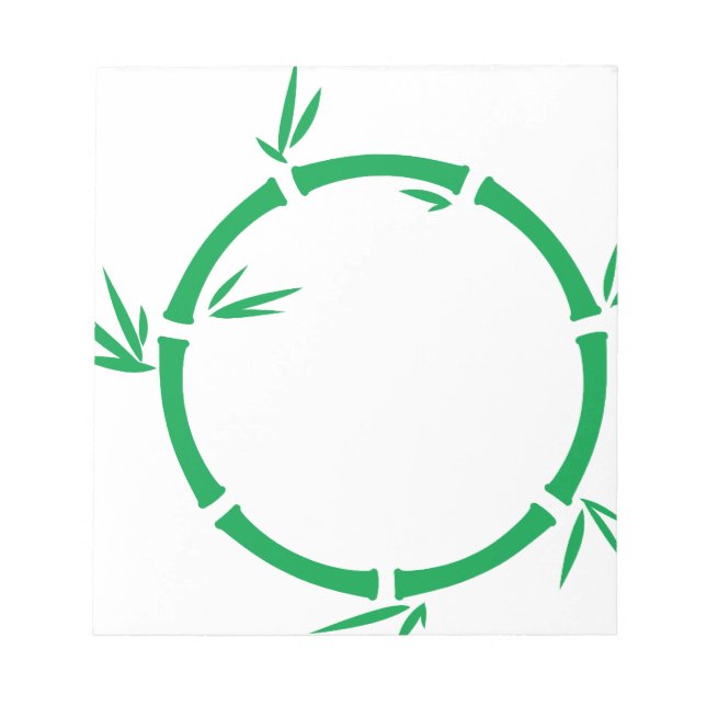 Bamboo Circle Notizblock (Vorderseite)