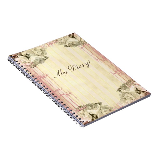 Bamboo & Cream - Notebook Notizblock (Rechte Seite)