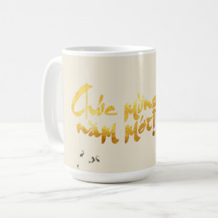 Bamboo fischen die vietnamesische Neujahrsveransta Kaffeetasse