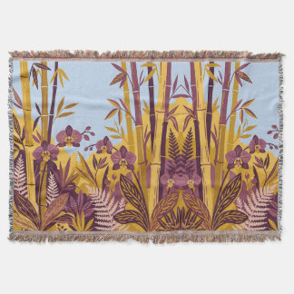 Bamboo Forest Blankets – Folk Art Style Decke