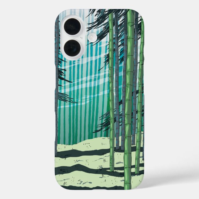 Bamboo Forest Case-Mate iPhone Hülle (Rückseite)