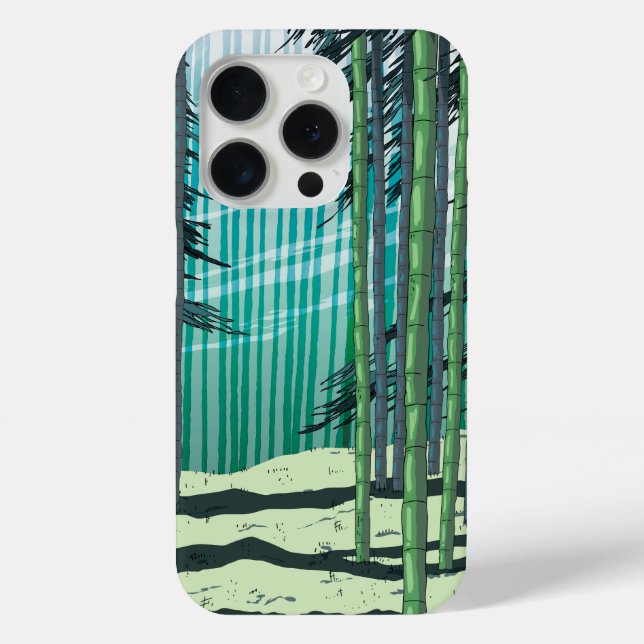 Bamboo Forest Case-Mate iPhone Hülle (Rückseite)
