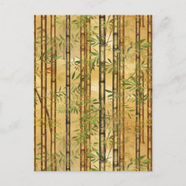 Bamboo Forest Chiyogami Postkarte