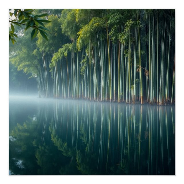 bamboo forest poster (Vorderseite)