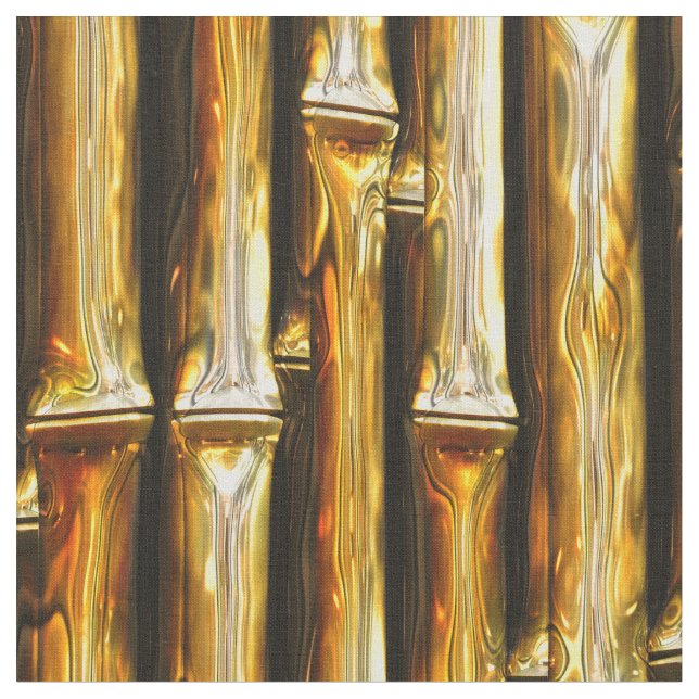 Bamboo Gold 2A Custom Fabric Stoff (Nahaufnahme)