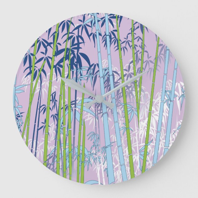 Bamboo Große Wanduhr (Vorderseite)