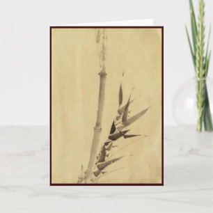 Bamboo, Hokusai japanische Kunst der Bildenden Kun Karte
