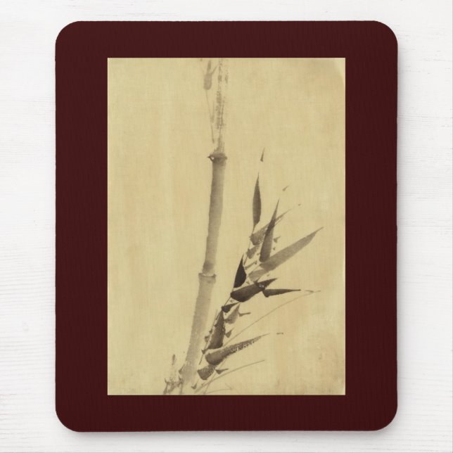 Bamboo, Hokusai japanische Kunst der Bildenden Kun Mousepad (Vorne)