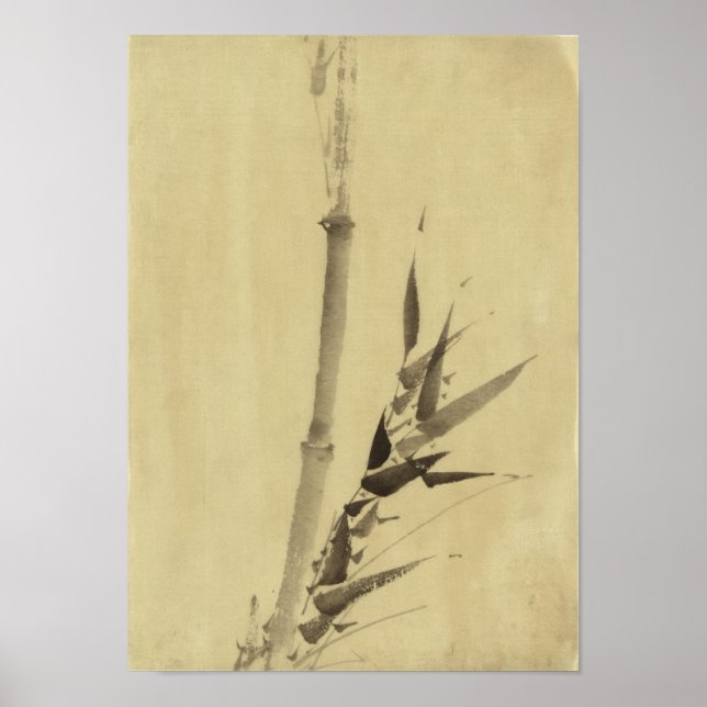 Bamboo, Hokusai japanische Kunst der Bildenden Kun Poster (Vorne)