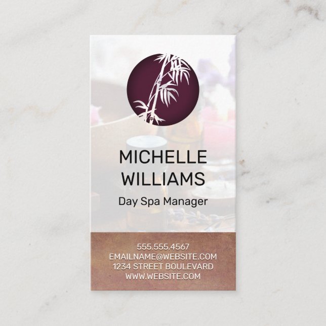 Bamboo Icon Visitenkarte (Vorderseite)