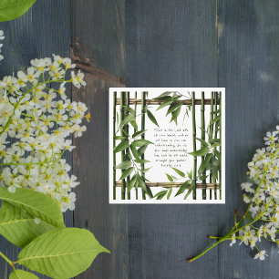 Bamboo individuell anpassbare Bibe Verse Custom Feiertagskarte